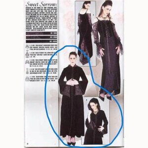 ISO! lip service "sweet sorrow" velvet cloak